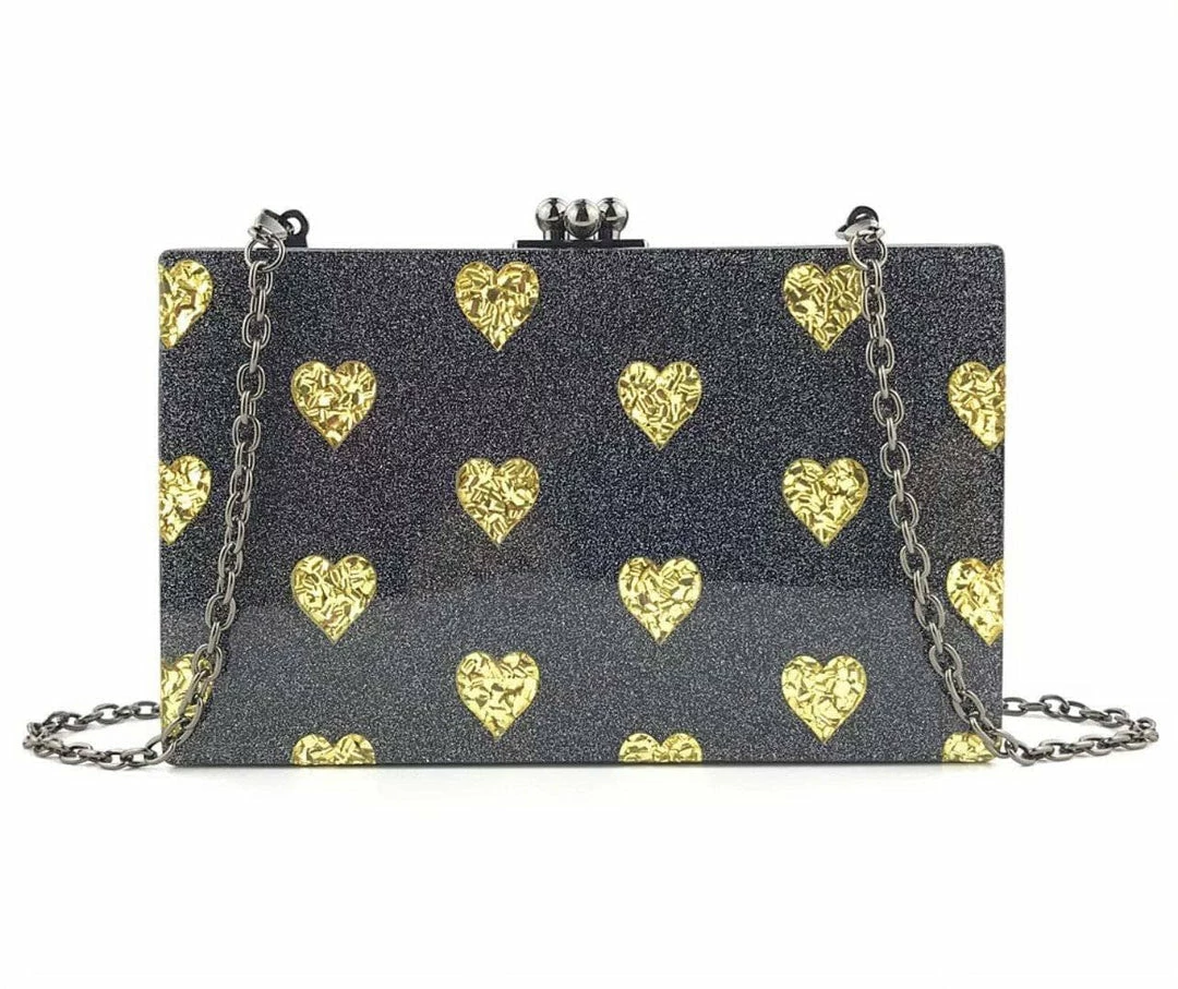 Lola And The Boys Handbags Acrylic Clutch | Purse 3 Lola And The Boys Handbags Acrylic Clutch | Purse