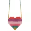 Lola & The Boys Beaded Heart Purse Girls