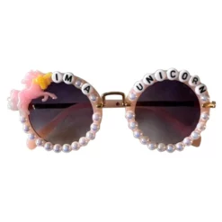Lola + The Boys Beaded Pearl Sunglasses