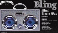 Wireless Express Bling Mini LED BoomBox Speakers Girls