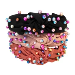 Lola + The Boys Candy Pearl Knot Headband
