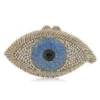 Lola + The Boys Girls Crystal Evil Eye Clutch