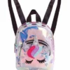 Lola + The Boys Girls Holographic Mini Unicorn Backpack