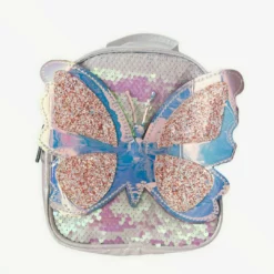 Lola + The Boys Girls Iridescent Butterly Mini Backpack