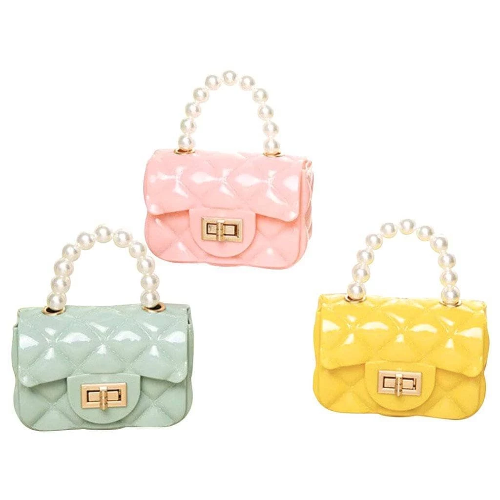 Lola + The Boys Girls Mini Coco Pearl Purse 7 Lola + The Boys Girls Mini Coco Pearl Purse