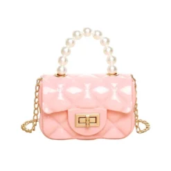 Lola + The Boys Girls Mini Coco Pearl Purse