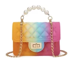 Lola + The Boys Girls Mini Tie Dye Coco & Pearls Purse