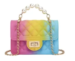 Lola + The Boys Girls Mini Tie Dye Coco & Pearls Purse