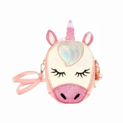 Lola & The Boys Mini Unicorn Head Purse