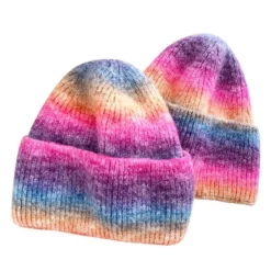 Lola & The Boys Ombre Stripe Beanie