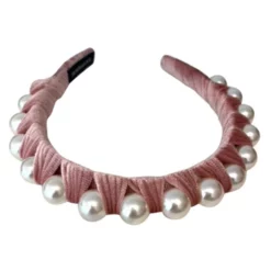 Lola + The Boys Pearl Crown Headband