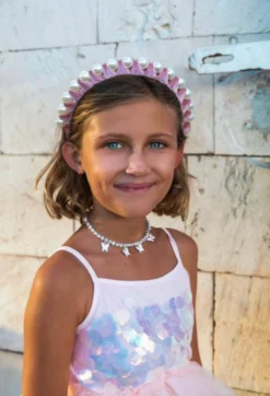 Lola + The Boys Pearl Crown Headband