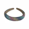 Lola + The Boys New Arrivals Rainbow Encrusted Headband 1 Lola + The Boys New Arrivals Rainbow Encrusted Headband