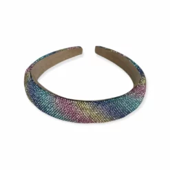 Lola + The Boys New Arrivals Rainbow Encrusted Headband