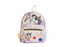 Lola + The Boys Sequin Unicorn Patch Mini Backpack Girls