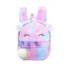 Lola + The Boys Sleepy Fuzzy Unicorn Tie Dye Backpack Girls