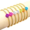 Lola + The Boys Jewelry Smiley Gold Bracelets