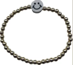 Lola + The Boys Jewelry Smiley Gold Bracelets