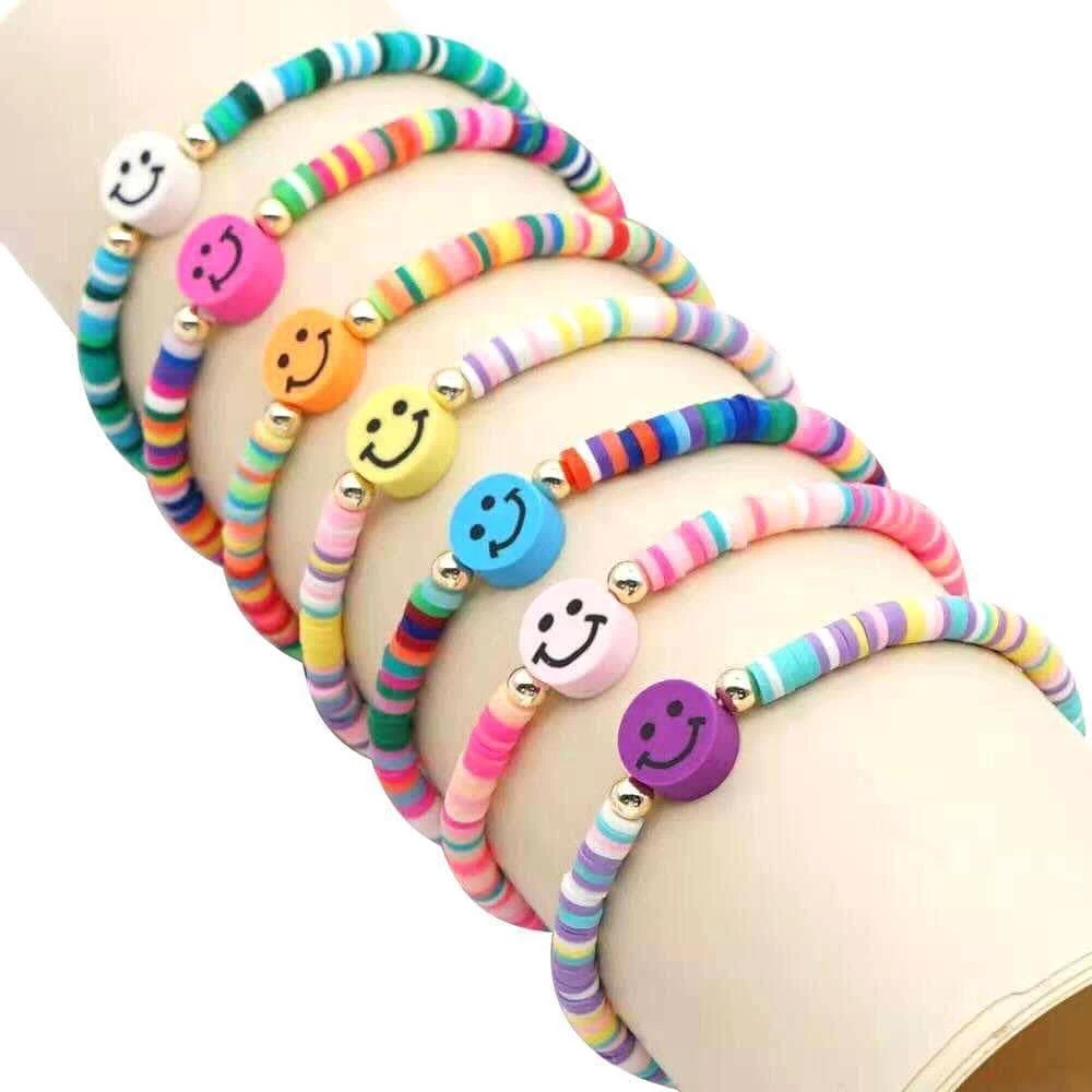 Little Miss Zoe Smiley Rainbow Bracelets 3 Little Miss Zoe Smiley Rainbow Bracelets