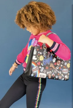 Lola + The Boys Sticker Doodle Bag Handbags