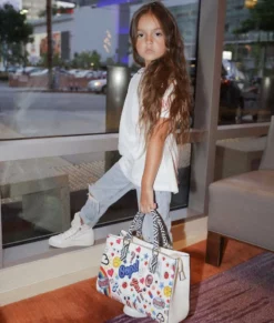 Lola + The Boys Sticker Doodle Bag Handbags