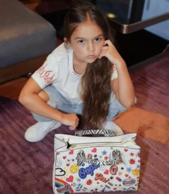 Lola + The Boys Sticker Doodle Bag Handbags