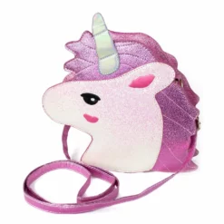 Lola & The Boys Girls Unicorn Head Purse