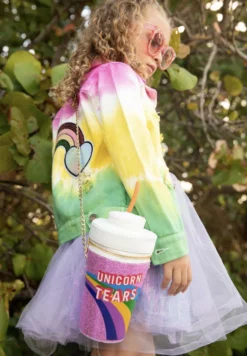 Lola + The Boys Unicorn Tears Cross Body Purse