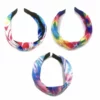 Lola + The Boys Velvet Tie Dye Knot Headband Hair Accessories