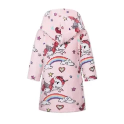 Lola + The Boys Girls Pinky Unicorn Bath Robe