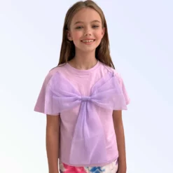 Lola + The Boys Big Bow T-Shirt New Arrivals