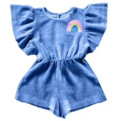Lola + The Boys Terry Rainbow Romper New Arrivals
