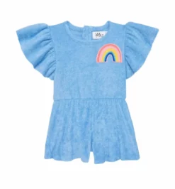 Lola + The Boys Terry Rainbow Romper New Arrivals
