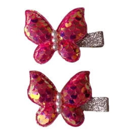 Lola + The Boys Butterfly Hair Clip (Pack Of 2) New Arrivals