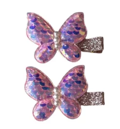 Lola + The Boys Butterfly Hair Clip (Pack Of 2) New Arrivals