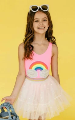 Lola + The Boys Pearl Clouds Rainbow Swimsuit 15 Lola + The Boys Pearl Clouds Rainbow Swimsuit