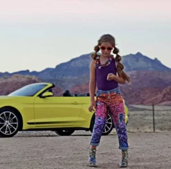 Lola + The Boys Ombre Sequin Jeans