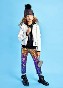 Lola + The Boys Ombre Sequin Jeans