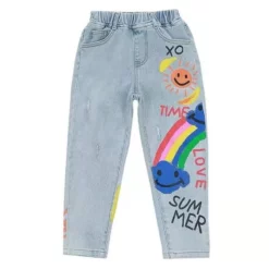 Lola + The Boys Scribble Rainbow Jeans