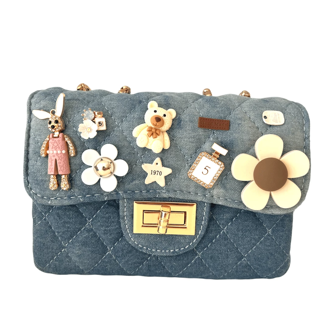 Lola + The Boys Denim Charm Purse New Arrivals 4 Lola + The Boys Denim Charm Purse New Arrivals