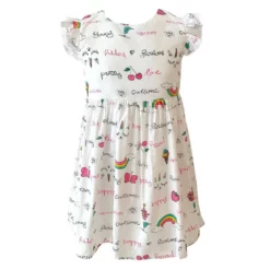 Lola + The Boys Girls Awesome Caticorn Dress