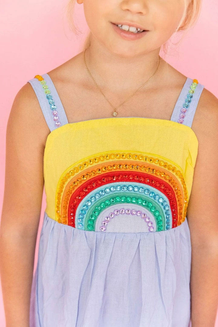 Lola + The Boys Girls Crystal Rainbow Sun Dress 9 Lola + The Boys Girls Crystal Rainbow Sun Dress