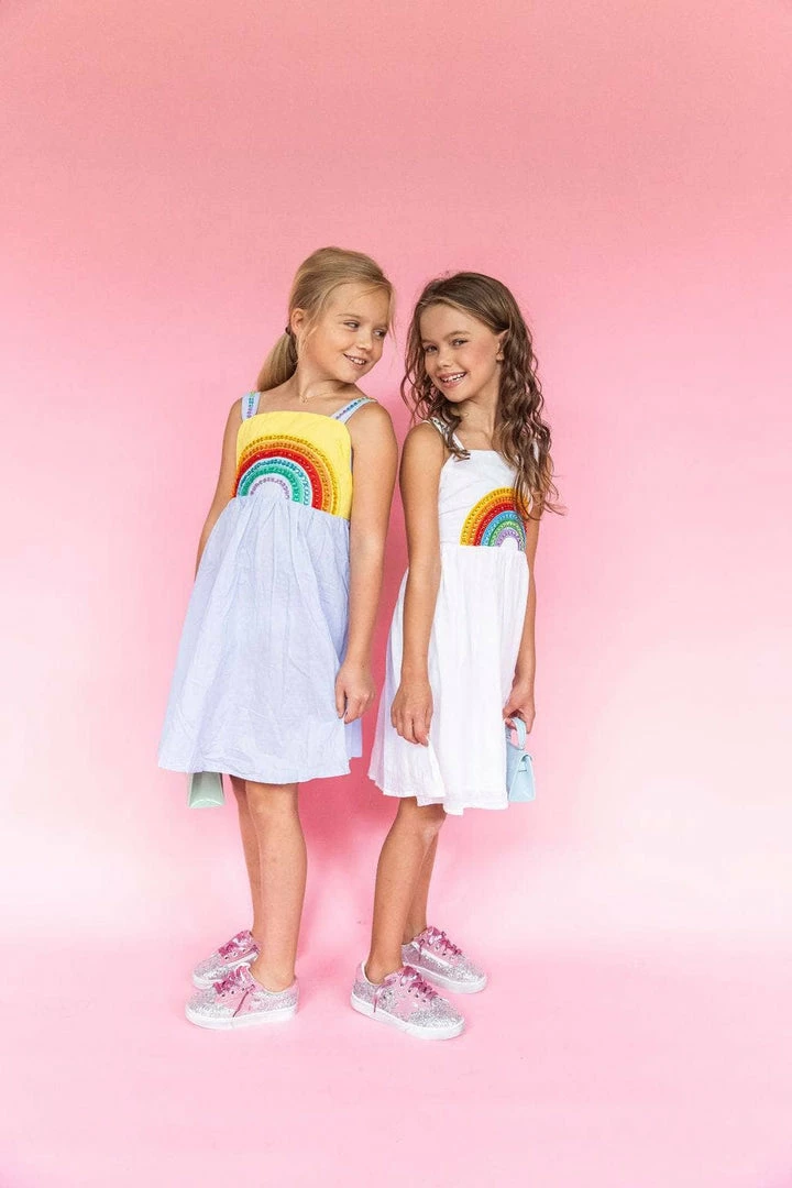 Lola + The Boys Girls Crystal Rainbow Sun Dress 10 Lola + The Boys Girls Crystal Rainbow Sun Dress