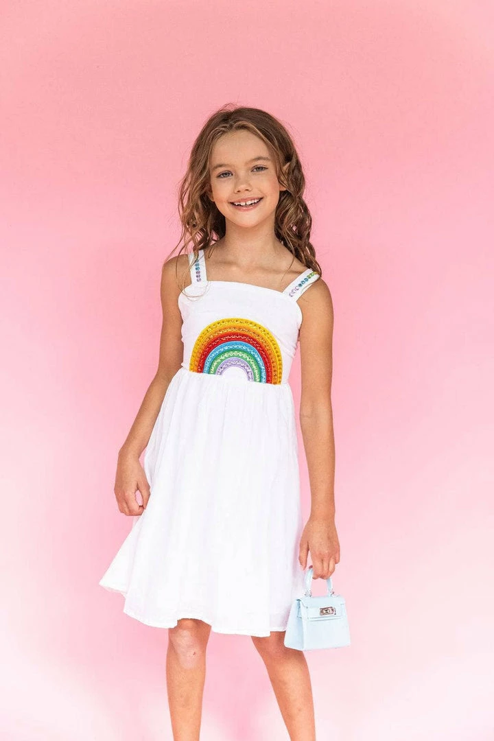 Lola + The Boys Girls Crystal Rainbow Sun Dress 11 Lola + The Boys Girls Crystal Rainbow Sun Dress