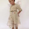 Lola + The Boys Girls Golden Star Party Dress
