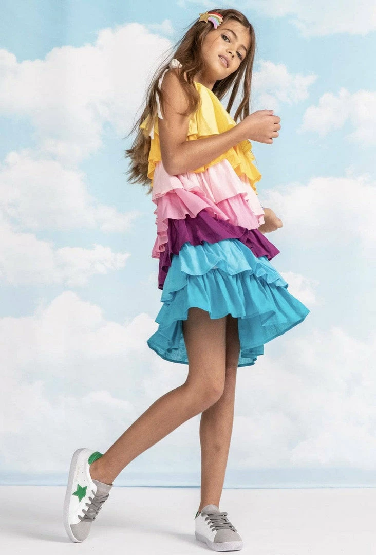 Lola + The Boys Linen Ruffle Sun Dress 3 Lola + The Boys Linen Ruffle Sun Dress