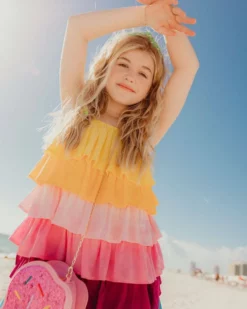 Lola + The Boys Linen Ruffle Sun Dress 9 Lola + The Boys Linen Ruffle Sun Dress