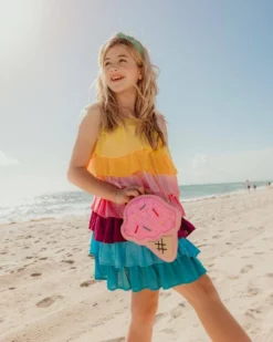 Lola + The Boys Linen Ruffle Sun Dress