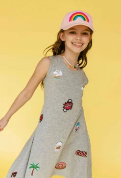 Lola + The Boys New Arrivals Patch T Shirt Dress