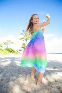 Lola + The Boys Rainbow Ombre Gem Dress 13 Lola + The Boys Rainbow Ombre Gem Dress